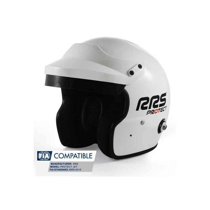 CASCO RRS PROTECT JET FIA (BLANCO)