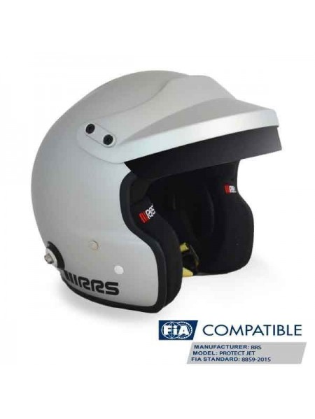 CASCO RRS PROTECT JET FIA (GRIS MATE)