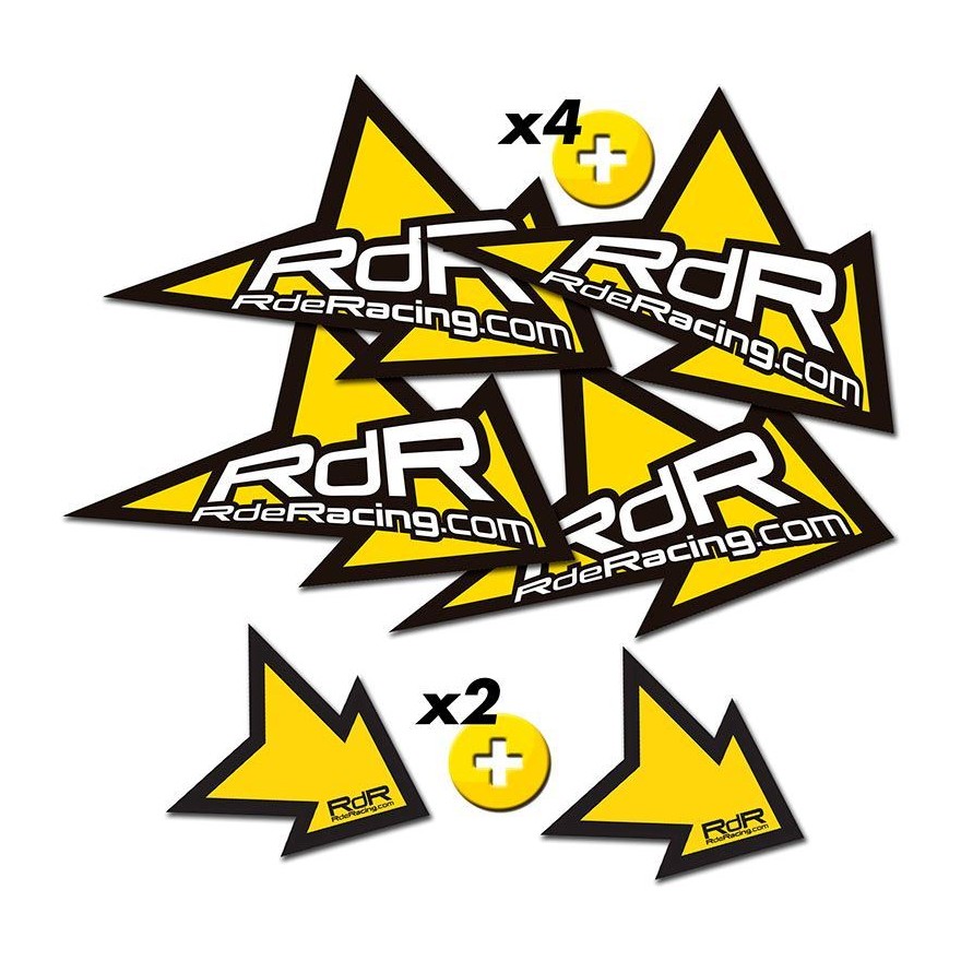 PACK SPONSOR RdeRacing ( 4 adhesivos )