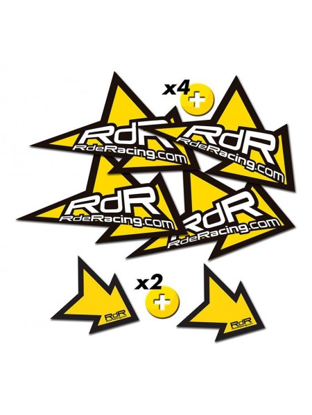 PACK SPONSOR RdeRacing ( 4 adhesivos )