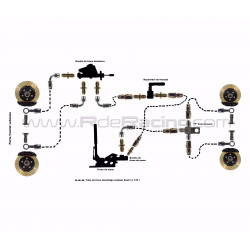 KIT RACORERÍA FRENO DE MANO...