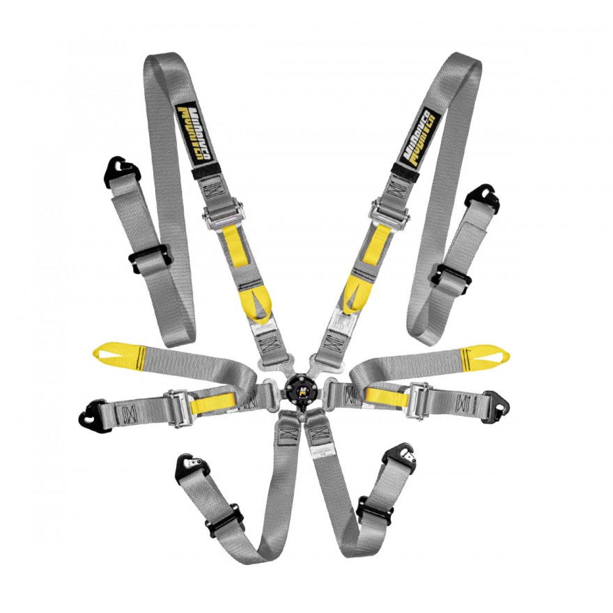 ARNÉS MUDRIVER PRO 6 PTS. PULL UP ALUMINIO  (2"/2")
