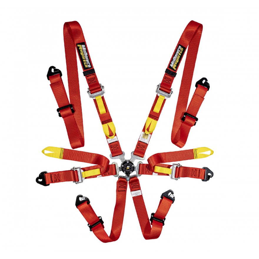 ARNÉS MUDRIVER PRO 6 PTS. PULL UP ALUMINIO  (2"/2")