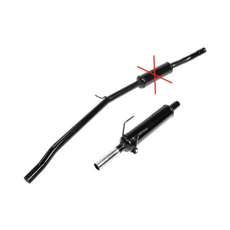 LINEA ESCAPE GRUPO N ACERO PEUGEOT 205 RALLYE