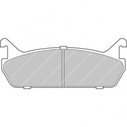 PASTILLAS FERODO RACING FDS654