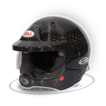 CASCO BELL MAG-10 RALLY CARBON CON INTERFONOS