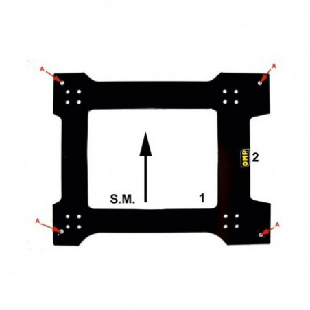 BASE DE ASIENTO OMP AUDI A3 (-03), SEAT LEON (-09/05), VW GOLF 5 "5 PUERTAS" (-10/03)