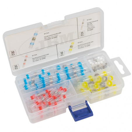 SET DE MANGUITOS DE SOLDADURA TERMORETRÁCTILES 100 PCS