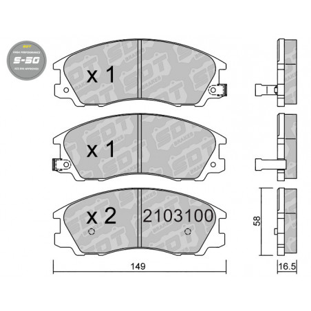SDT HIGH PERFORMANCE 2103100