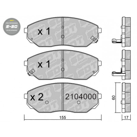 SDT HIGH PERFORMANCE 2104000