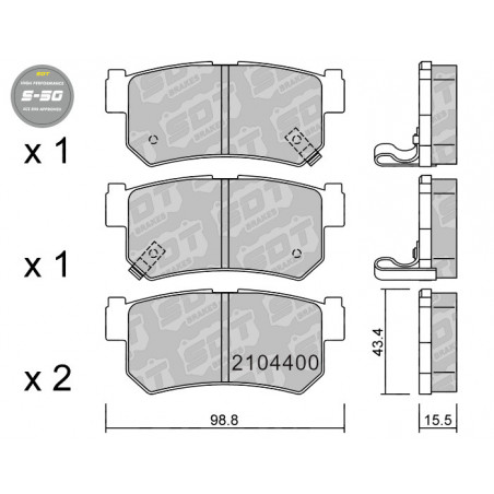 SDT HIGH PERFORMANCE 2104400