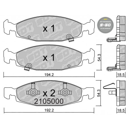 SDT HIGH PERFORMANCE 2105000