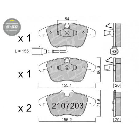 SDT HIGH PERFORMANCE 2107203