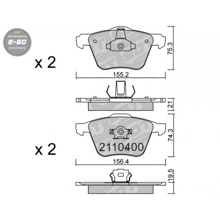 SDT HIGH PERFORMANCE 2110400