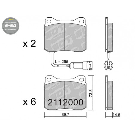 SDT HIGH PERFORMANCE 2112000