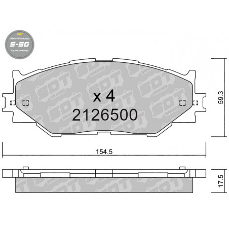 SDT HIGH PERFORMANCE 2126500