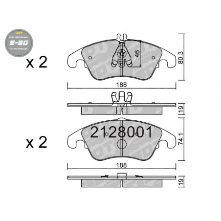 SDT HIGH PERFORMANCE 2128001