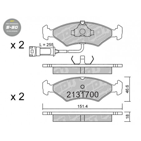 SDT HIGH PERFORMANCE 2131700