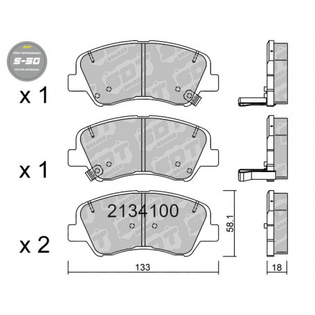 SDT HIGH PERFORMANCE 2134100