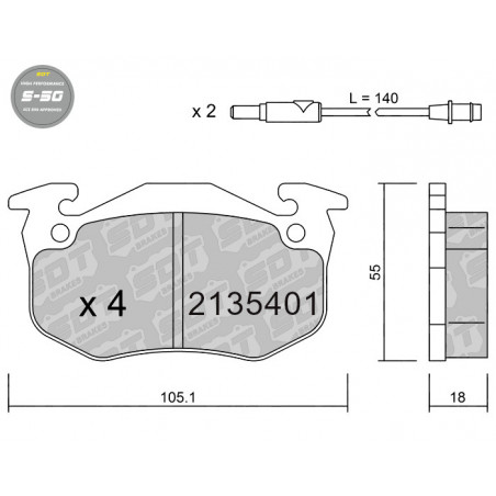 SDT HIGH PERFORMANCE 2135401