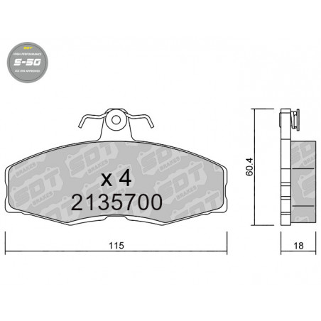 SDT HIGH PERFORMANCE 2135700