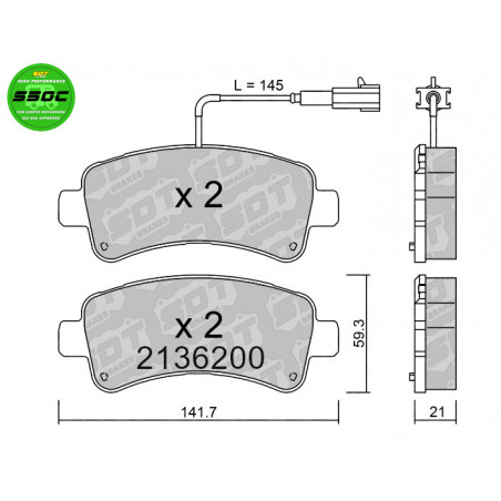 SDT HIGH PERFORMANCE 2136200