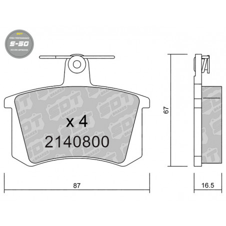 SDT HIGH PERFORMANCE 2140800