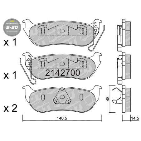 SDT HIGH PERFORMANCE 2142700