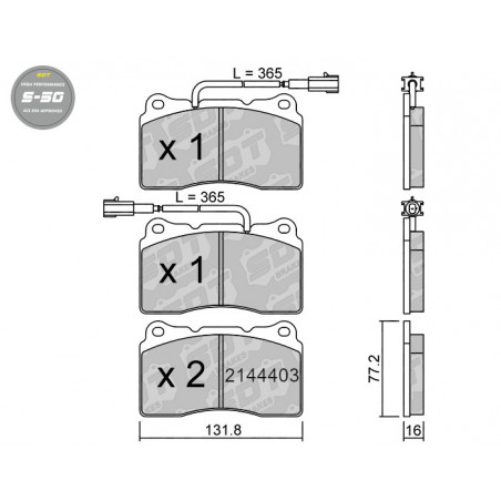SDT HIGH PERFORMANCE 2144403