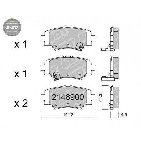 SDT HIGH PERFORMANCE 2148900