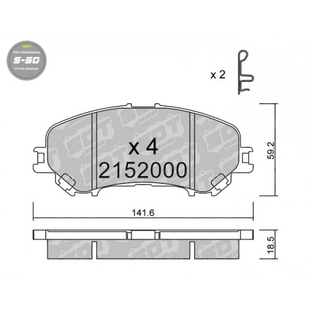 SDT HIGH PERFORMANCE 2152000