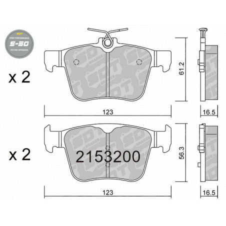 SDT HIGH PERFORMANCE 2153200