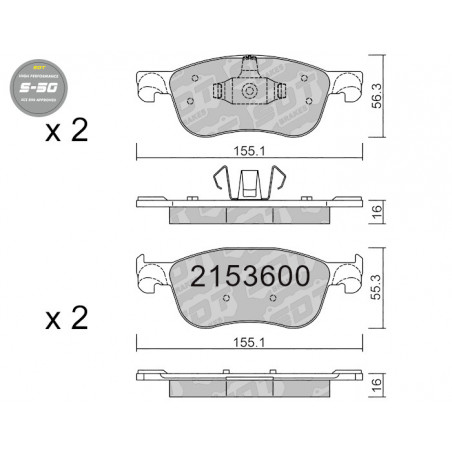 SDT HIGH PERFORMANCE 2153600