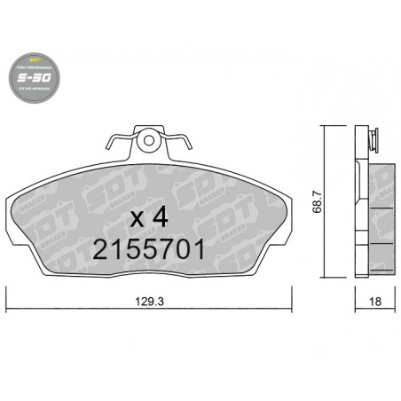 SDT HIGH PERFORMANCE 2155701