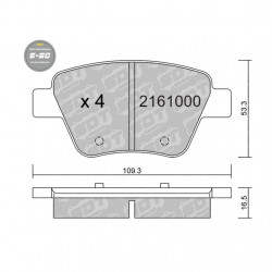 SDT HIGH PERFORMANCE 2161000