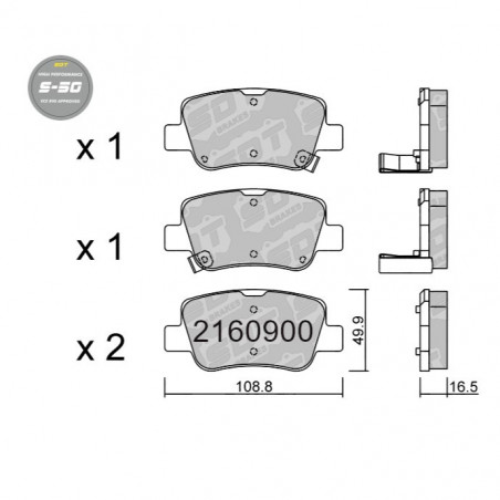 SDT HIGH PERFORMANCE 2160900