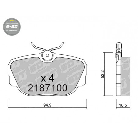 SDT HIGH PERFORMANCE 2187100