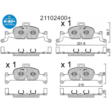SDT HIGH PERFORMANCE+ 21102400+