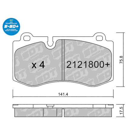 SDT HIGH PERFORMANCE+ 2121800+