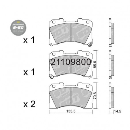 SDT HIGH PERFORMANCE 21109800