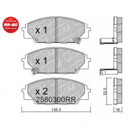 SDT RR-80 2580300RR