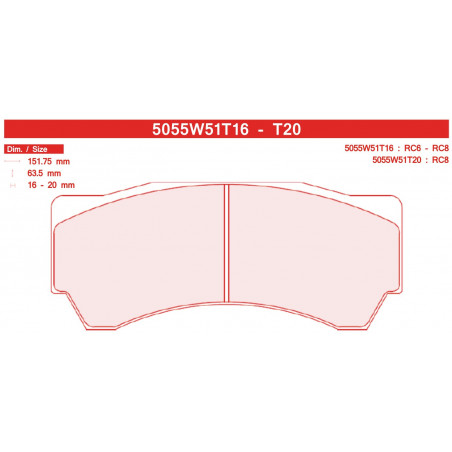 CARBONE LORRAINE RC6 5055W51T16RC6