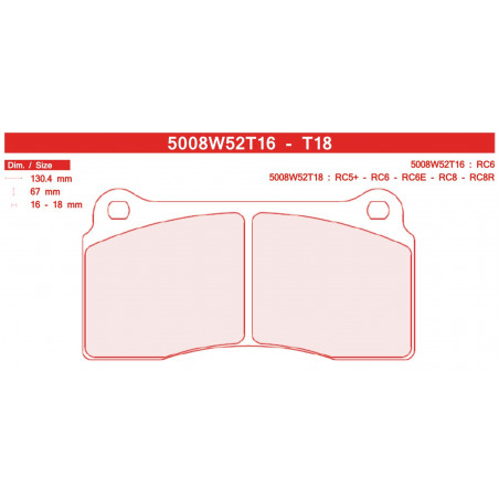 CARBONE LORRAINE RC6E 5008W52T18RC6E
