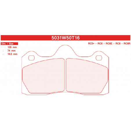 CARBONE LORRAINE RC6E 5031W50T16RC6E