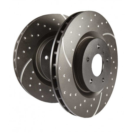 DISCOS DE FRENO RAYADOS Y AVELLANADOS EBC GD GD1250