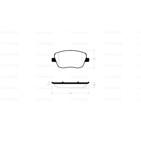PASTILLAS DE FRENO TAROX CORSA 114 IBIZA (6L) 02-09 TDI 130cv DEL.