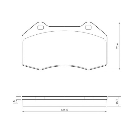 PASTILLAS DE FRENO TAROX CORSA 114 RENAULT MEGANE II RS 4P DEL.