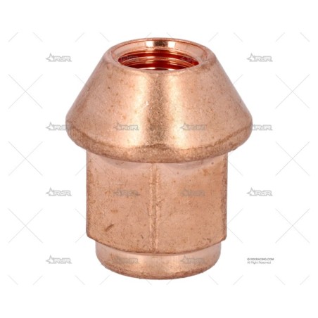 TUERCA ABIERTA 19 L30 12X1,5 60º COBRE