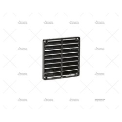 REJILLA CUADRADA 90X90mm NEGRA