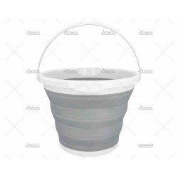 BALDE PLEGABLE 10L GRIS